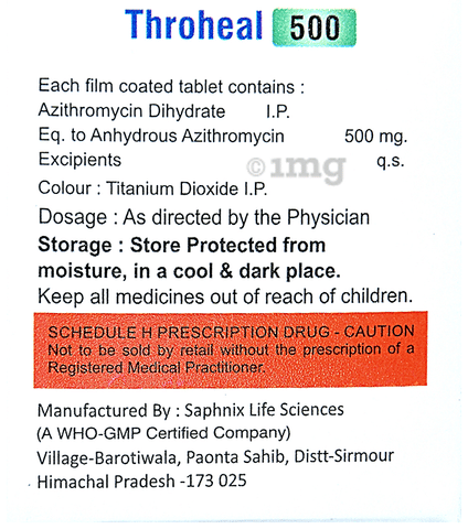 Throheal 500 Tablet image Throheal 500 Tablet image