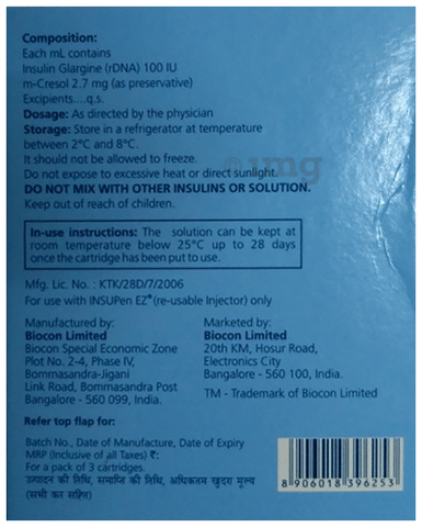 Basalog 100IU/ml Refill Cartridge image Basalog 100IU/ml Refill Cartridge image