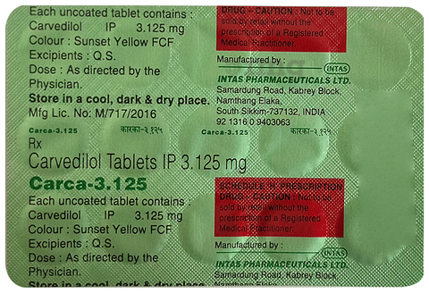 Carca 3.125 Tablet image