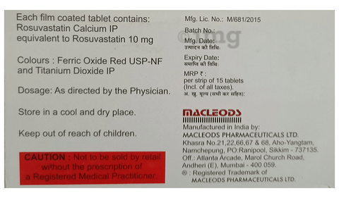 Rozustat 10 Tablet image Rozustat 10 Tablet image