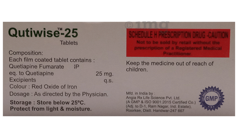 Qutiwise 25 Tablet image