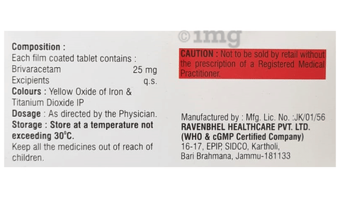 Brivafix 25 Tablet image