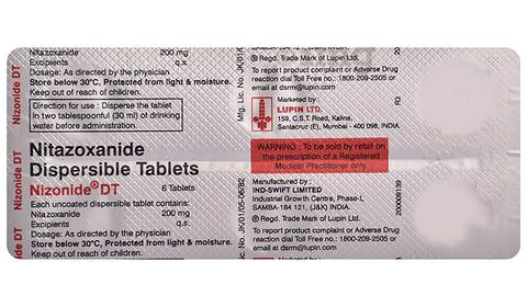 Nizonide 200mg Tablet DT image Nizonide 200mg Tablet DT image