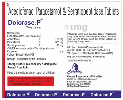 Dolorase.P Tablet image