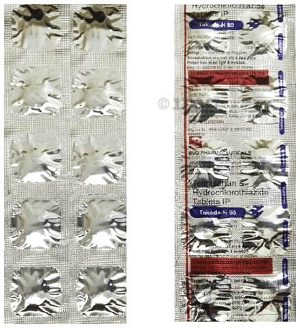 Takoda H 80mg/12.5mg Tablet