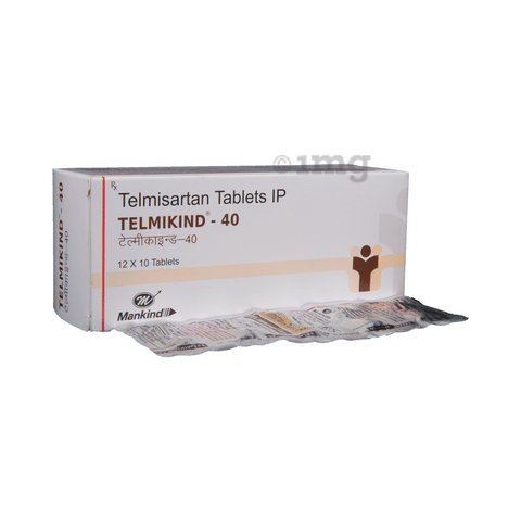 Telmikind H 40mg Strip Of 10 Tablets: Uses, Side Effects, Price