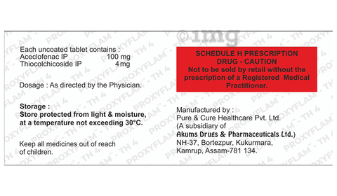 Proxyflam-TH 4 Tablet image