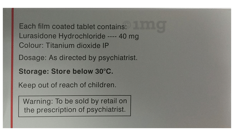 Lurakem 40 Tablet image Lurakem 40 Tablet image