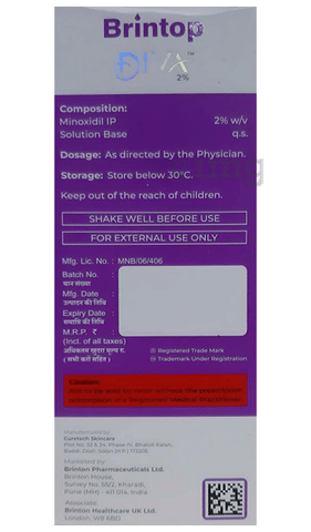 Brintop Diva 2% Topical Solution image