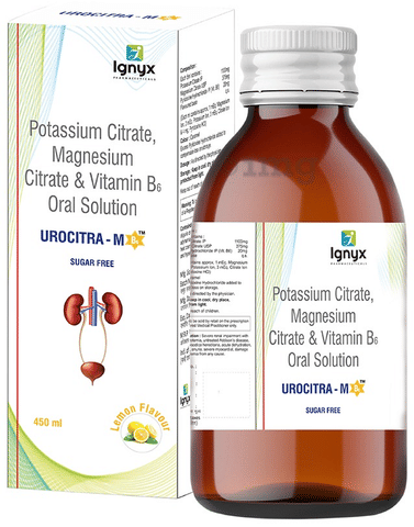 Urocitra-M B6 Oral Solution Lemon Sugar Free