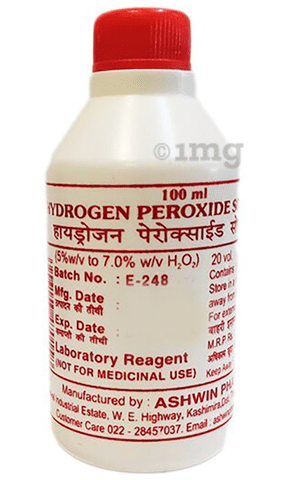 Hydrogen Peroxide Solution: View Uses, Side Effects, Price and