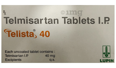 Telista 40 Tablet View Uses Side Effects Price And Substitutes 1mg