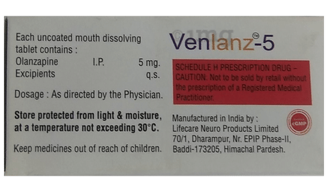 Venlanz 5 Tablet MD image Venlanz 5 Tablet MD image