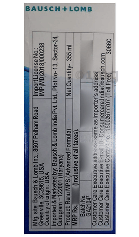 Bausch + Lomb Renu Advanced Formula Multi-Purpose Solution image