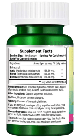 Morpheme Triphala Capsule image Morpheme Triphala Capsule image