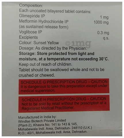 Glimisave MV 1.3F Tablet SR
