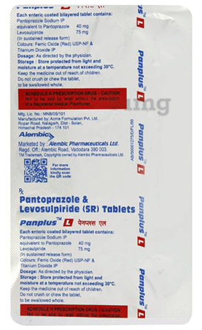 Panplus L  Tablet SR image