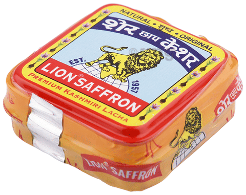 Lion Saffron Premium Kashmiri Lacha (1gm Each): Buy box of 1.0