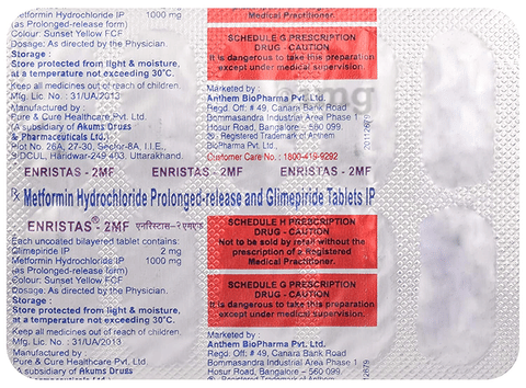 Enristas 2MF Tablet PR image Enristas 2MF Tablet PR image