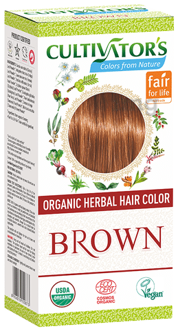 Cultivator's Organic Herbal Hair Color Brown: Buy box of 4 pouches at best price in India | 1mg Cultivator's Organic Herbal Hair Color Brown: Buy box of 4 pouches at best price in India | 1mg