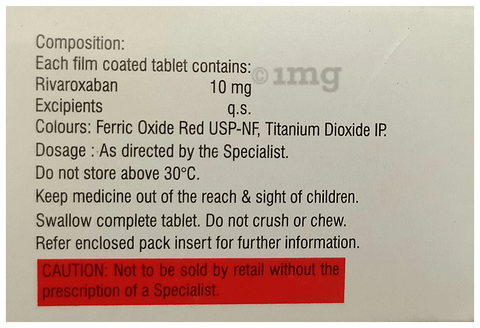 Rivaflo 10 Tablet image