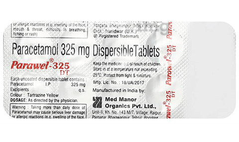 पैरवेल 325mg टैबलेट image पैरवेल 325mg टैबलेट image
