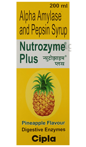 Nutrozyme Plus Syrup Pineapple image