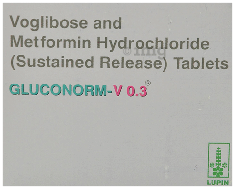 Gluconorm-V 0.3 Tablet SR image