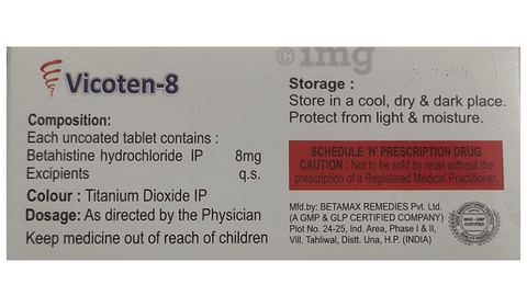 विकोटेन 8 टैबलेट image