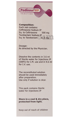 Podinour-XP 562.5mg Injection image Podinour-XP 562.5mg Injection image