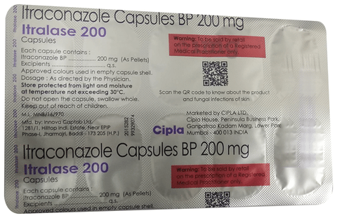 Itralase 200 Capsule image