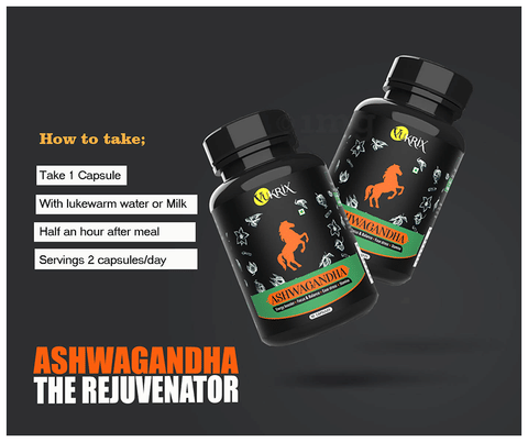 Vukrix Ashwagandha Capsule (90 Each) 7