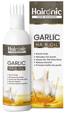 Haironic Garlic Hair Oil Buy bottle of 100 ml Oil at best price in India   1mg