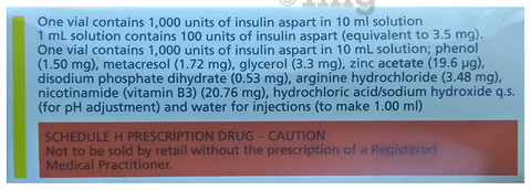 Fiasp 100IU/ml Solution for Injection