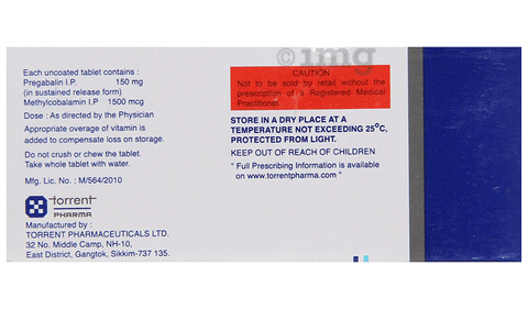Pregalin M SR 150 Tablet image Pregalin M SR 150 Tablet image