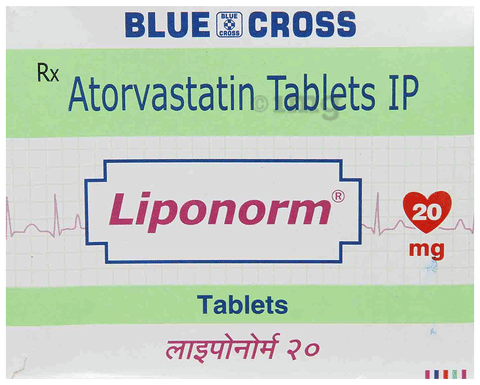 Liponorm 20mg Tablet image