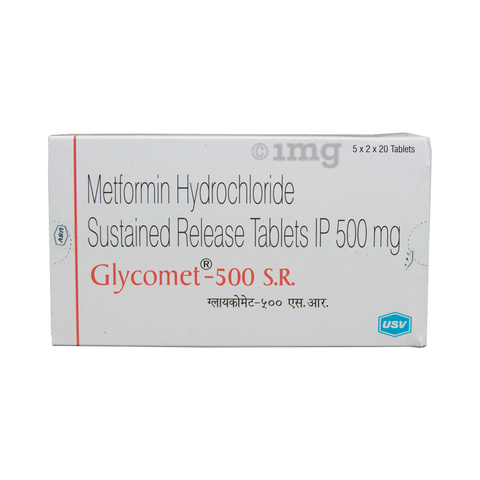 Glycomet 500 SR Tablet image