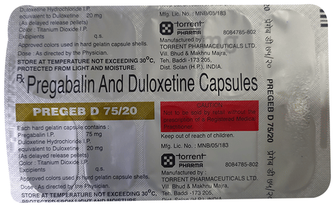 Pregeb D 75/20 Capsule image
