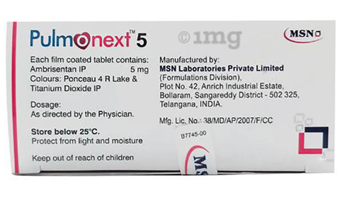 Pulmonext 5 Tablet image Pulmonext 5 Tablet image