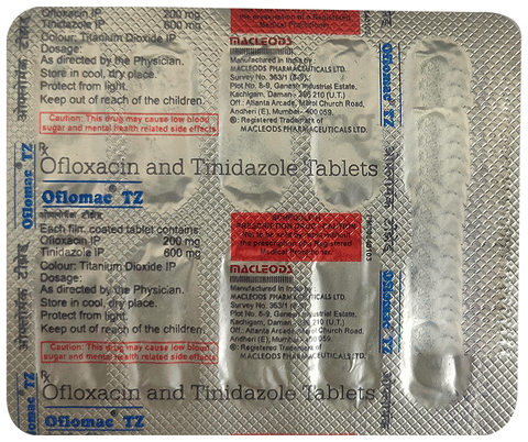 Oflomac TZ 200 mg/600 mg Tablet