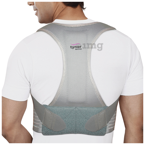 Superfine Comfort Posture Corrector Magnetic Back Support Belt for Upper  Back Pain Relief Black: Buy box of 1.0 Unit at best price in India
