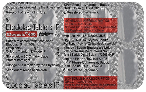 Etogesic 400 Tablet image
