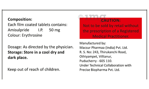 Synapride 50mg Tablet image Synapride 50mg Tablet image