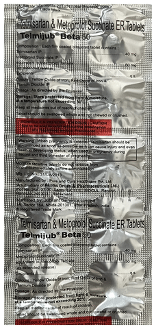 Telmijub Beta 50 Tablet ER