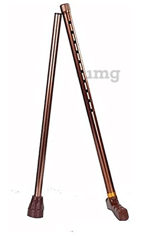 Be Safe Forever Height Adjustable Walking Stick Aluminium Bronze 4