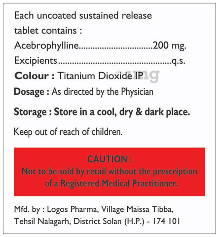 Acethama 200 SR Tablet image Acethama 200 SR Tablet image