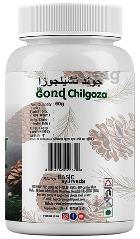 Basic Ayurveda Gond Chilgoza image Basic Ayurveda Gond Chilgoza image