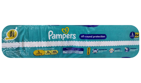 Buy Pampers Diapers Pants Large Size New 64S Pack Online At Best Price of  Rs 95550  bigbasket