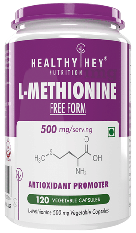 HealthyHey L-Methionine Vegetable Capsule image
