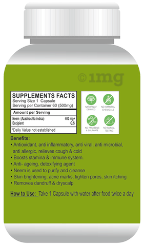 Globyherbs Neem Capsule image Globyherbs Neem Capsule image